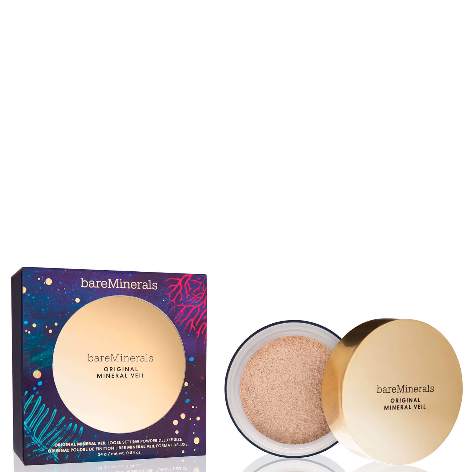 bareMinerals Holiday 2023 Deluxe Mineral Veil Setting Powder 24g - Translucent
bareMinerals Holiday 2023 Deluxe Mineral Veil Setting Powder 24g - Translucent