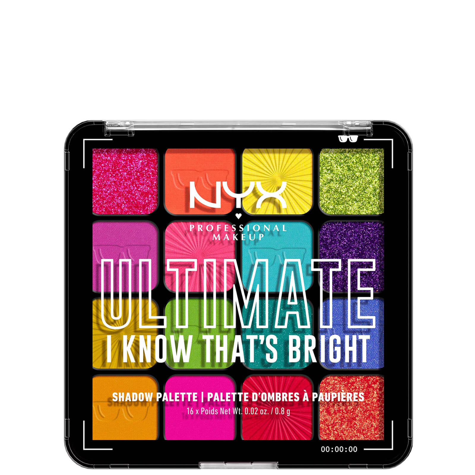 NYX Professional Makeup Ultimate Shadow Palette Vegan 16-Pan - I Know That's Bright
NYX Professional Makeup Ultimate Shadow Palette Vegan 16-Pan - I Know That's Bright