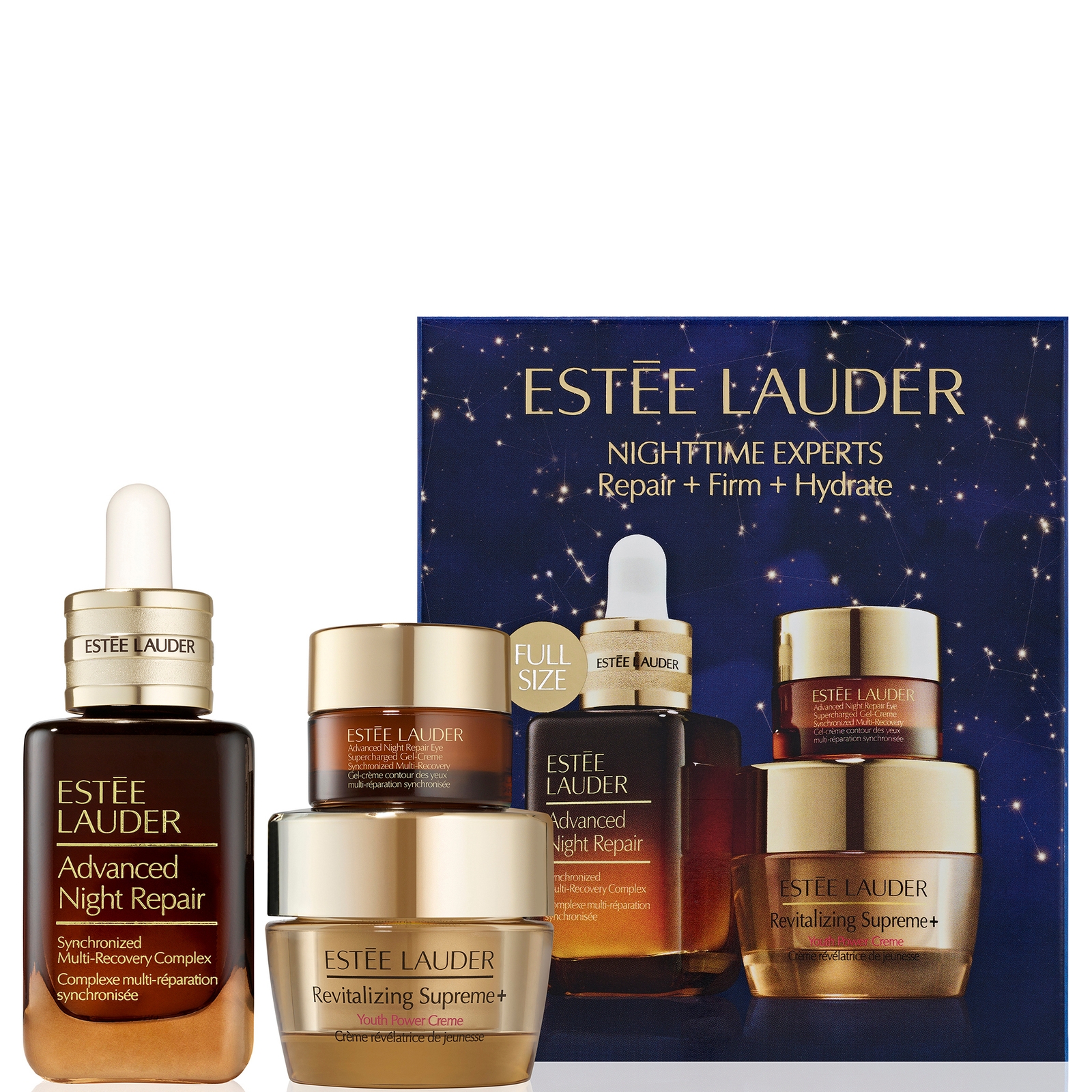Estee Lauder Nighttime Experts Advanced Night Repair 3-Piece Gift Set (Worth £111)
Estee Lauder Nighttime Experts Advanced Night Repair 3-Piece Gift Set (Worth £111)