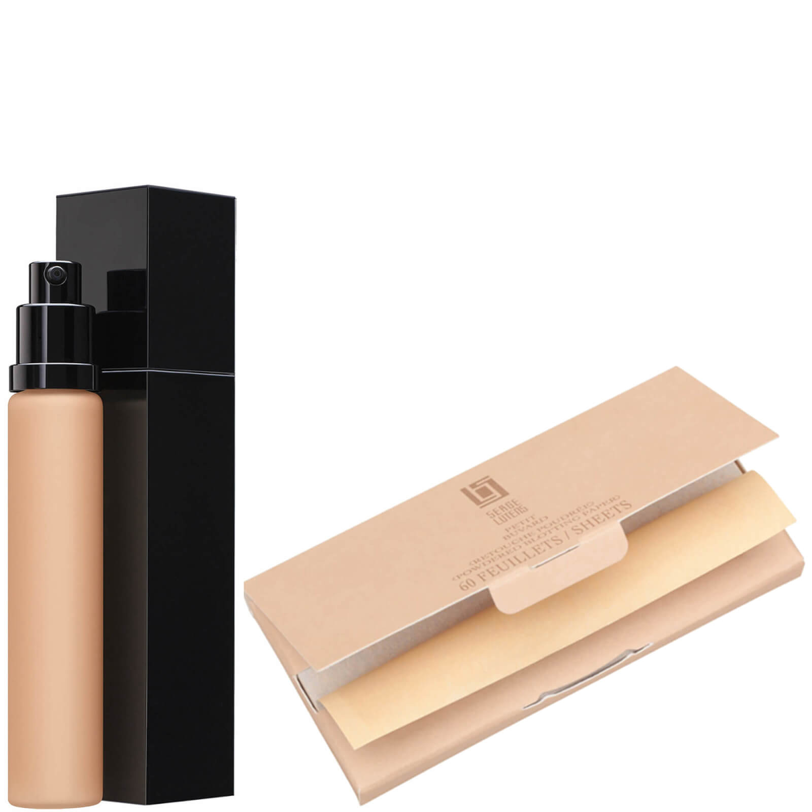 Serge Lutens Petit Buvard Matifying Paper and Spectral Fluid Foundation 30ml Bundle (Various Shades) - R10
Serge Lutens Petit Buvard Matifying Paper and Spectral Fluid Foundation 30ml Bundle (Various Shades) - R10