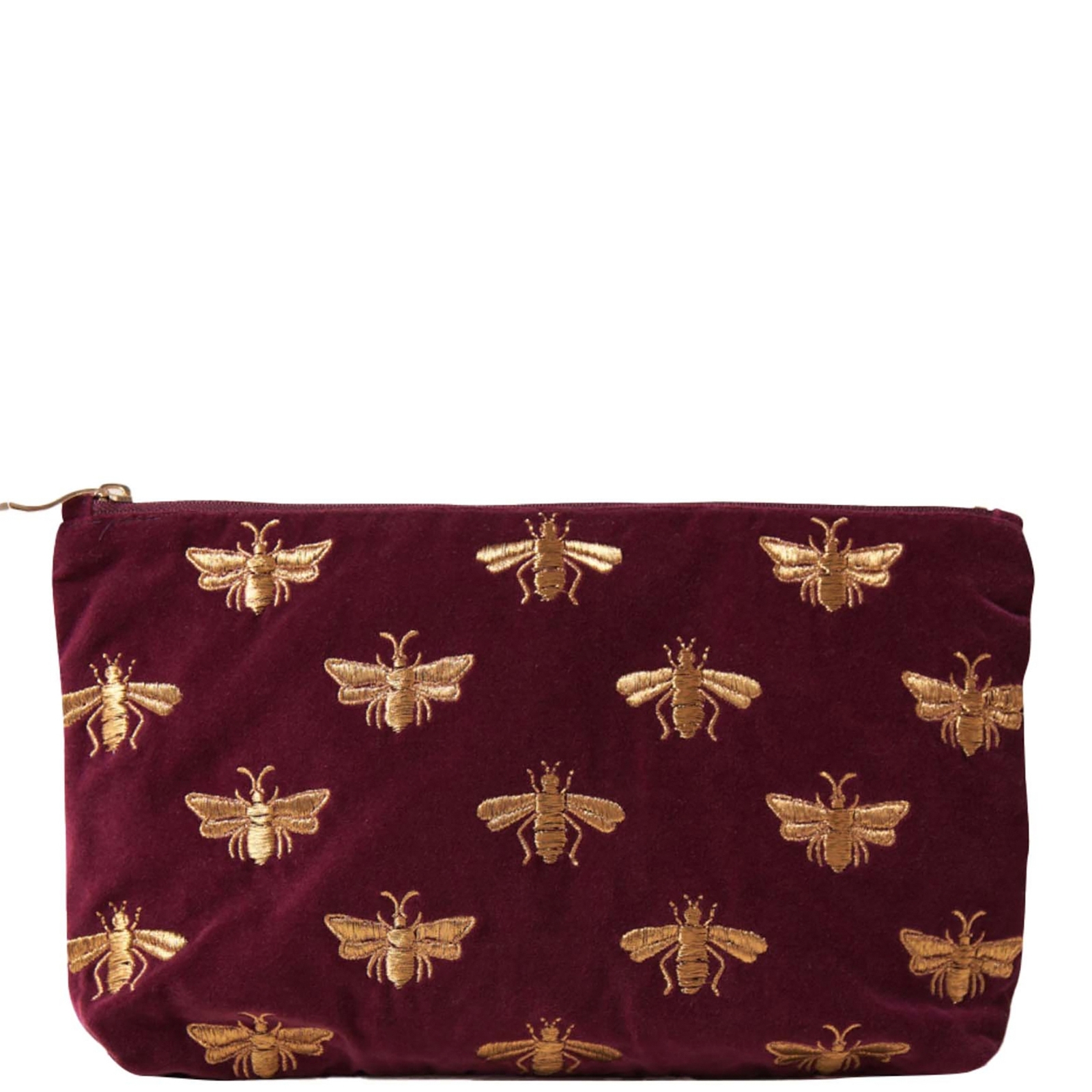 Elizabeth Scarlett Honey Bee Plum Velvet Everyday Pouch
Elizabeth Scarlett Honey Bee Plum Velvet Everyday Pouch
