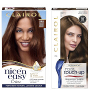 Clairol Nice' n Easy Permanent Hair Dye and Root Touch up Duo (Various Shades) - 5RB Medium Reddish Brown/5 Medium Brown
Clairol Nice' n Easy Permanent Hair Dye and Root Touch up Duo (Various Shades) - 5RB Medium Reddish Brown/5 Medium Brown