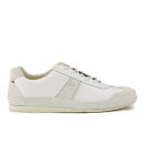 Children's Footwear Paul Smith Shoes Men's Fuzz Leather Trainers - White Mono Lux