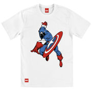 Captain America Mens T-Shirt - Action