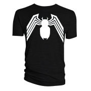 Titan Merchandise Spider-Man: Venom Logo T-Shirt - Black - XL