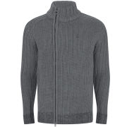 Ringspun Men's Glacier Point Zip Knit - Grey Marl