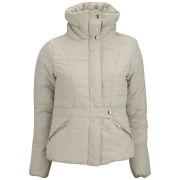 Vero Moda Women's Thunder Padded Coat - Oatmeal