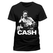CID Johnny Cash Mens T-Shirt - Finger - M MBlack