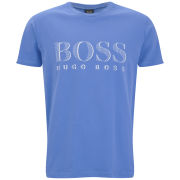 Boss Mens Boss Logo T-Shirt - Blue - L LBlue