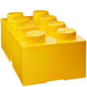 Lego Storage Brick 8 - Yellow