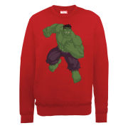 Marvel Avengers Assemble Hulk Men's Sweatshirt - Red