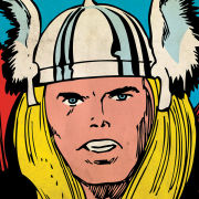 Marvel Comics - Thor Close-Up - 40x40cm Canvas