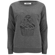 ONLY Women's Cupcake Sweatshirt - Grey