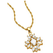 Opal Pendant Necklace