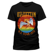 Led Zeppelin Mens T-Shirt - Usa Tour 1975 - S