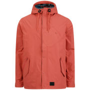Boxfresh Men's Bietal Jacket With Aztec Lined Hood - Aurora Red