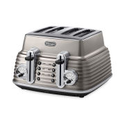 De'Longhi Scultura 4 Slice Toaster - Champagne Gloss