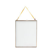 Nkuku Kiko Glass Frame Copper - Antique Copper - Portrait 8 x 10"