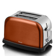 Swan Metallic 2 Slice Toaster - Copper