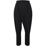 LOVE Women's Harem Drape Trousers - Black