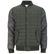 Brave Soul Men's Cleveland Jacket - Khaki/Navy Camo