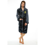 DC Comics Batman Metamorphosis Fleece Robe - Grey