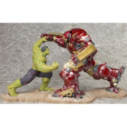 Kotobukiya Marvel Avengers Age of Ultron Iron Man Hulkbuster And Hulk ArtFX+ Statue Set