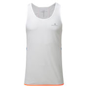 RonHill Men's Advance Running Vest - White/Electric Blue