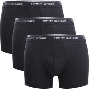 Tommy Hilfiger Men's Classic Stretch Trunks 3-Pack - Black