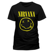 CID Nirvana Mens T-Shirt - Smiley - XL XLBlack