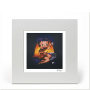 Betty Boop Fine Art Print- Fireplace