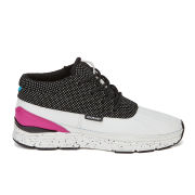 Gourmet Women's Quadici Lite LX Leather Trainers - White/Black Polka Dots