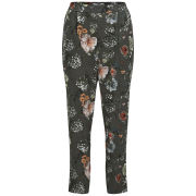ONLY Women's Trixie Floral Trousers - Cloud Dancer