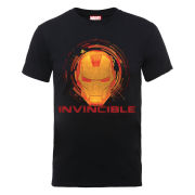 Marvel Avengers Assemble Iron Man Invincible Men's T-Shirt - Black