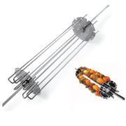Asado Kebab Accessory for Rotisserie Barbeque - Silver