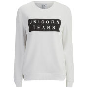 Zoe Karssen Women's Unicorn Tears Sweatshirt - White
