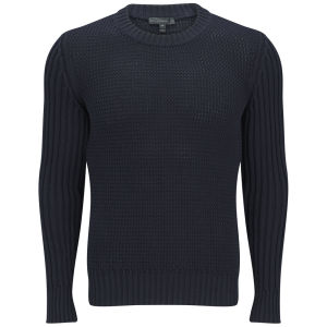 Belstaff Men's Stanley Crew Neck Knitted Jumper - Navy