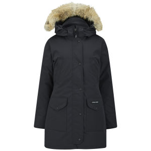 Canada Goose Women's Trillium Fur Trim Hooded Parka - Navy