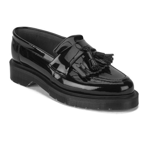 YMC Women&#39;s Solovair Patent Leather Tassel Loafers - Black - Free UK Delivery over £50