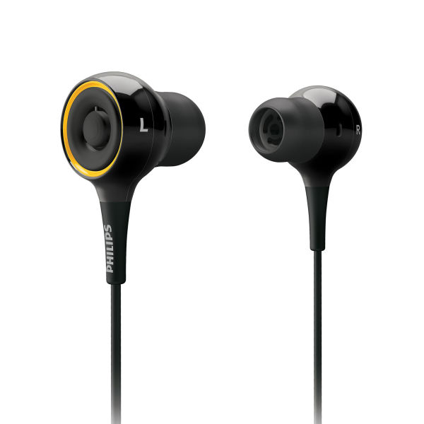 Philips InEar Earphones with Virtual Surround Sound Black (SHE6000