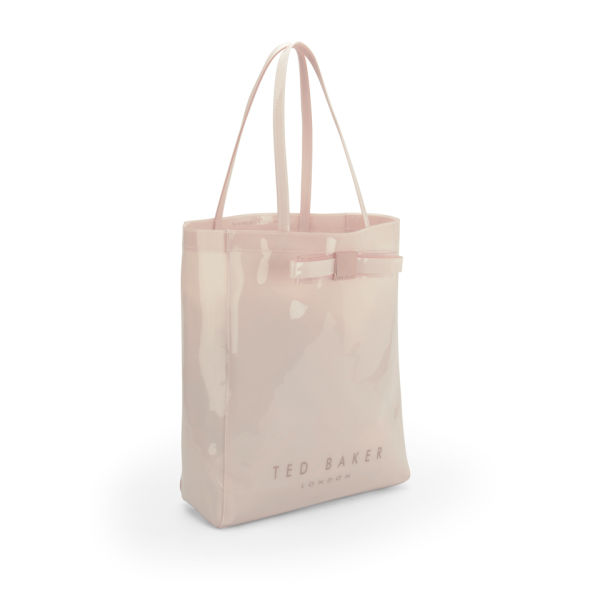 Ted Baker Solcon Bow Plastic Large Tote Bag Nude