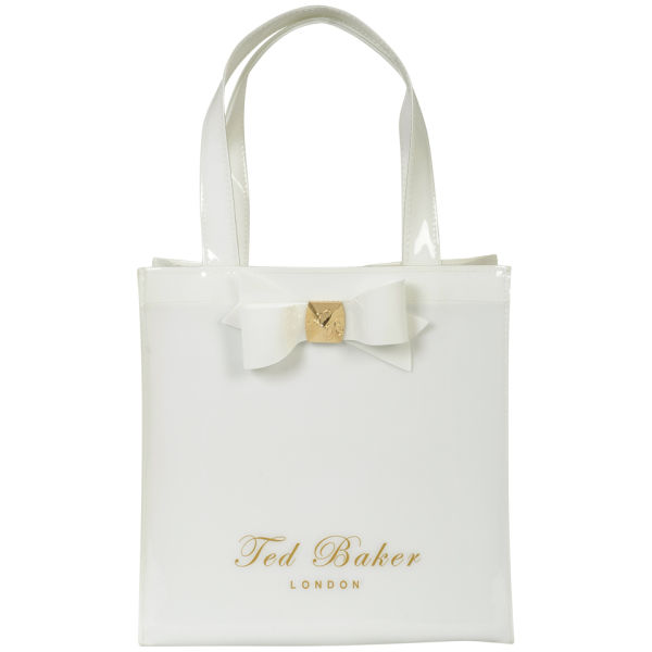white shopper handbags
