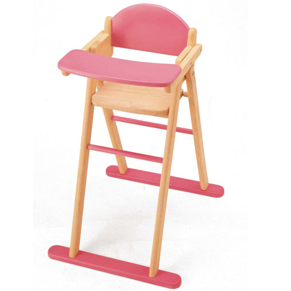 Pintoy Wooden Dolls High Chair Toys