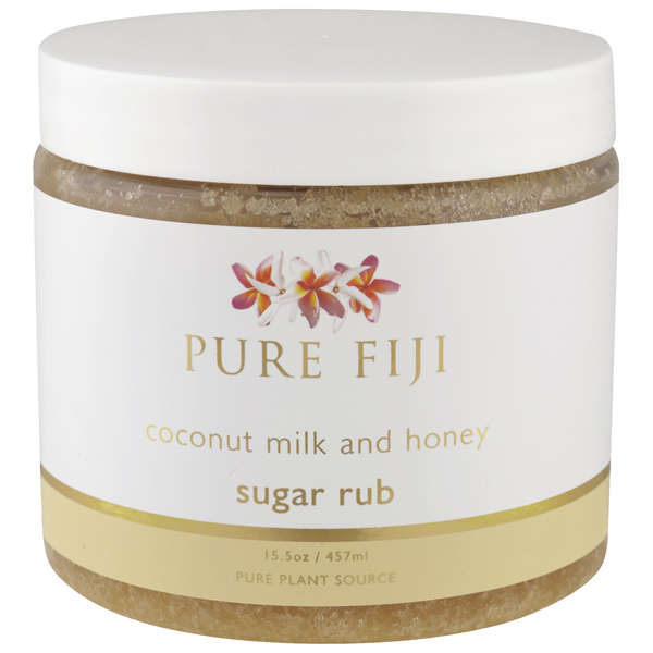 Pure Fiji Coconut Sugar Rub Coconut Milk & Honey 16oz FREE Delivery