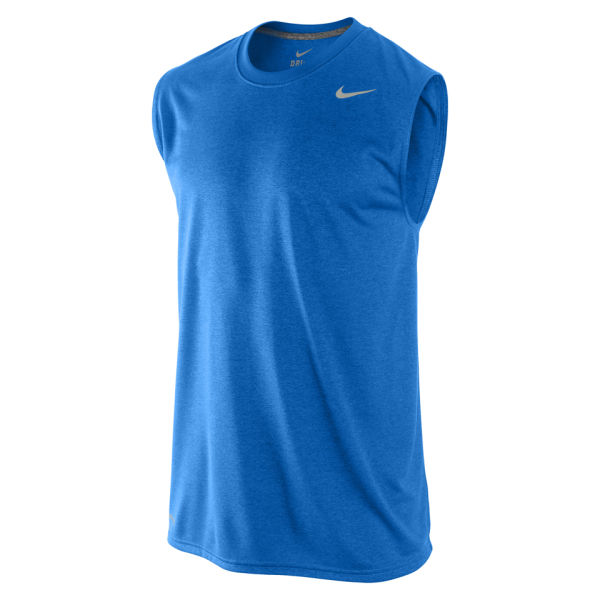 Nike Men's Legend Poly Sleeveless TShirt Blue Sports & Leisure