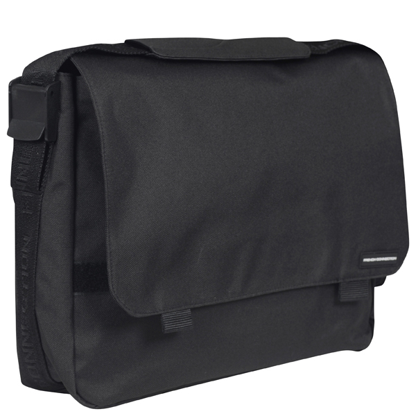 French Connection Men's Core Nylon Messenger Bag Black