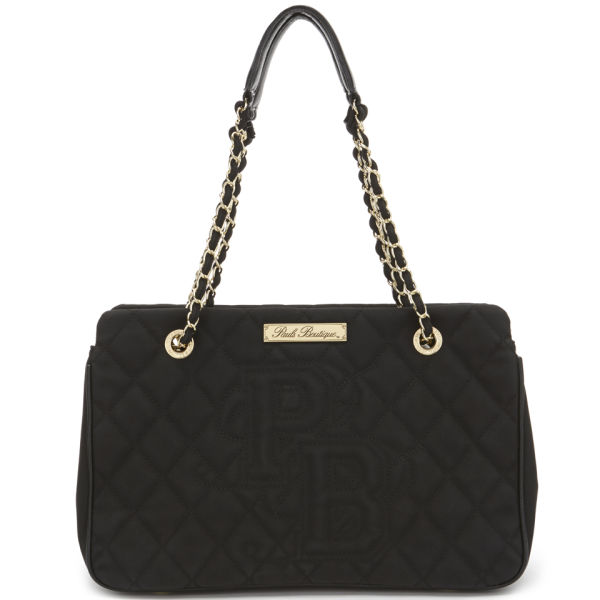 Paul's Boutique Holly Quilted Shoulder Bag Black