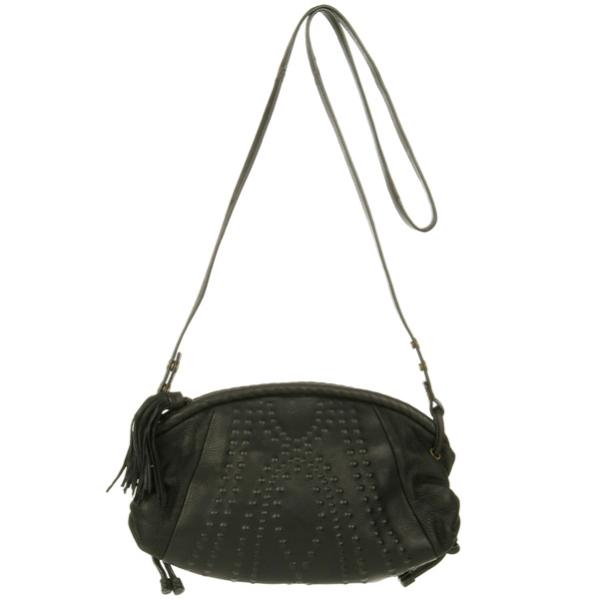 Mimco Leather Tattoo Bubble Clutch/Cross Body Bag