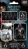 A pack of shimmer stickers branded featuring the gaming brand Assassins Creed Unity. Each Assassins Creed sticker pack contains a variety of image stickers ? perfect to add some personalised decoration and character to books, pencil cases, mobile phones or anything of your choosing!