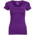 Practical and stylish  the purple woman's Scoop Neck Compression Tee from Gola is constructed from a lightweight  breathable fabric that is perfect for sporting activities. Boasting a stretchy style with a scooped neck and short sleeves  this comfortable top is finished with Gola logo detail to the chest. - E.D